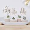 Cupcake toppers "Oh Baby", 12-pack