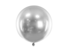 Ballong glansig silver, 60 cm.