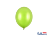 Miniballong Limegrön metallic 12 cm, 10-pack