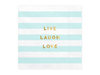 Servetter "Live Laugh Love", 20-pack