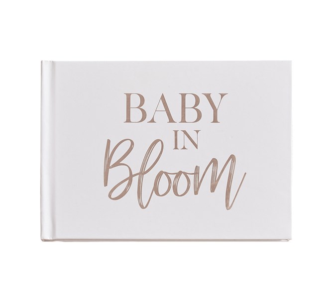 Gästbok till Babyshower - Baby in Bloom