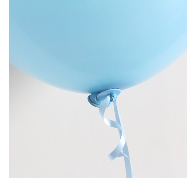Ballongsnöre med automatisk förslutare Blå, 10-pack