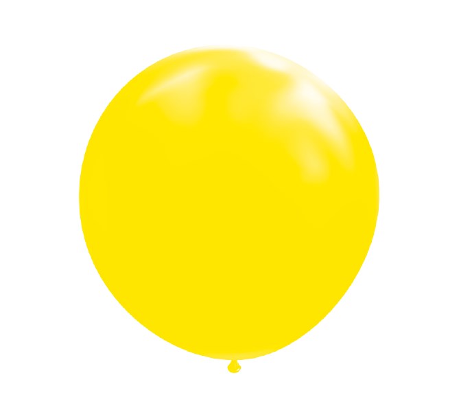 Gigantisk gul ballong, 182 cm.