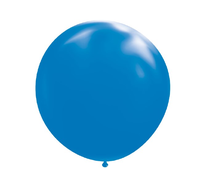 Gigantisk blå ballong, 182 cm.