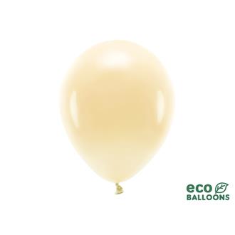 Eko ballonger pastell ljus persika 30 cm, 10-pack