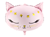 Folieballong rosa katt