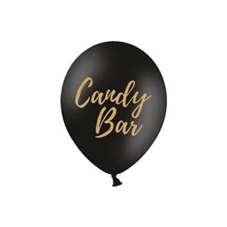 Ballonger Candy Bar Svarta, 5-pack