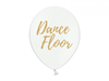 Ballonger "Dance Floor" Vit/guld, 5-pack
