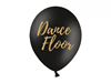 Ballonger "Dance Floor" Svart/guld, 5-pack