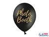 Ballonger "Photobooth" Svart/guld, 5-pack