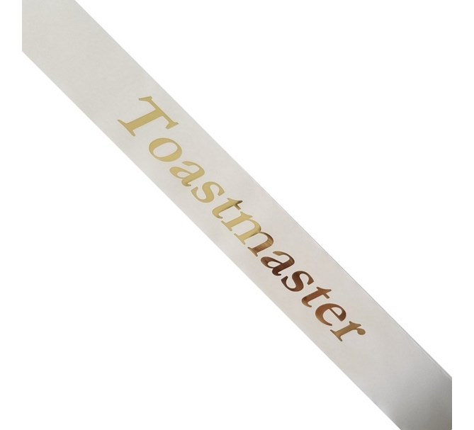 Ordensband "Toastmaster", flera färger