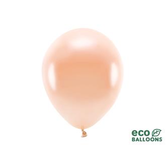 Eko ballonger metallic persika 30 cm, 10-pack