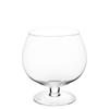 Glasvas på fot, 14 cm.