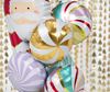 Folieballong Candy Jul färger, 35 cm