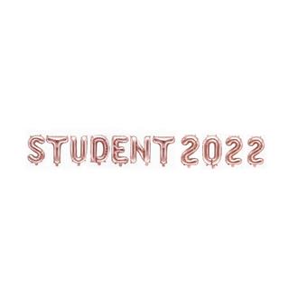 Ballonggirlang "STUDENT 2022" roséguld