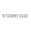 Ballonggirlang "STUDENT 2022" silver