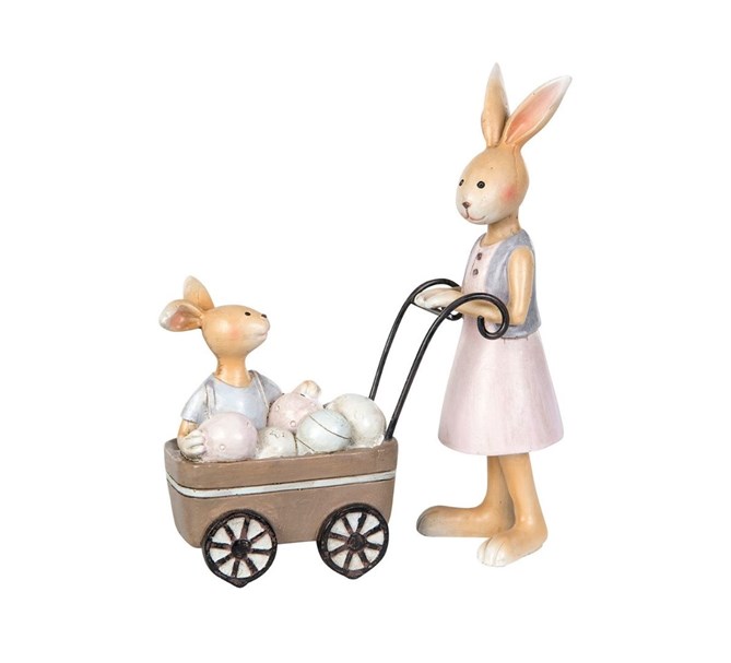 Kanin med barnvagn inredningsdetaljer