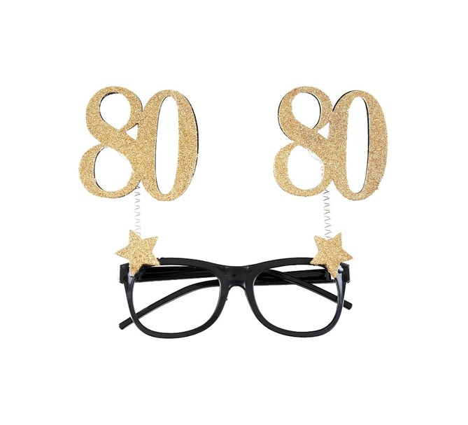 Glasögon födelsedag 80 år