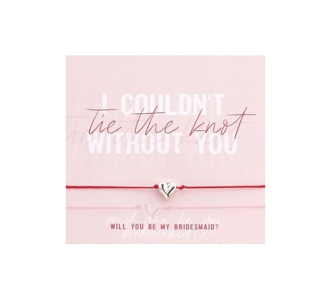Armband "Will you be my bridesmaid?"