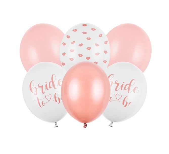 Ballonger Bride To Be, mix  6-pack