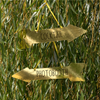 Vägvisare/pil Guld metallic, 43 cm.