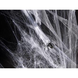 Halloween spindelnät med spindlar