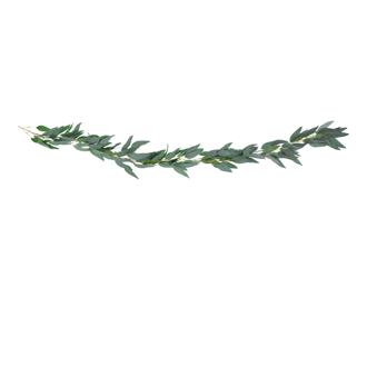 Girland gröna blad, 2 m