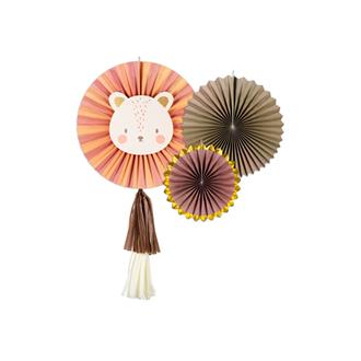 Dekorationsrosetter Leo, 3-pack