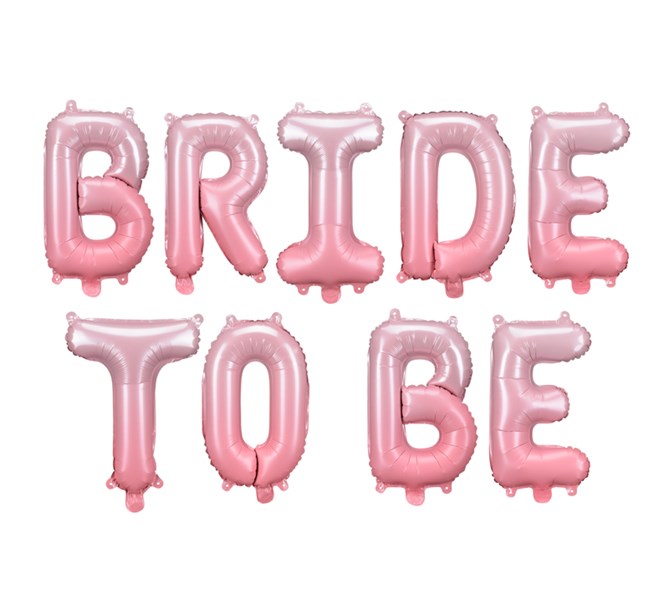 "Bride to Be" foliegirlang Rosa ombre