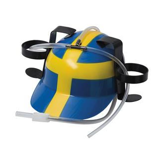 Ölhjälm Sverige blå/gul