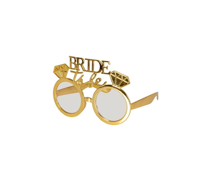 Glasögon "Bride to Be" guld