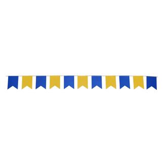 Flaggirlang blå-gul, 4 m.