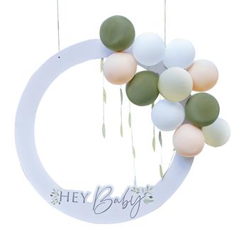Photobooth ram med ballonger "Hey Baby"