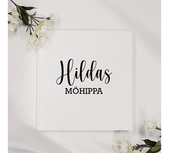 Gästbok Möhippa Eget namn, flera varianter