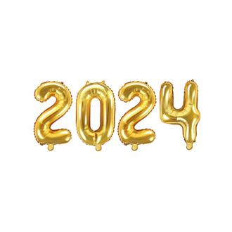 Ballonggirlang "2024" Guld