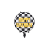 Folieballong Startflagga "Happy Birthday"
