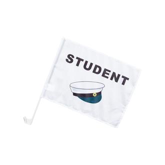 Bilflagga Student, 2-pack