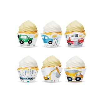 Cupcake wrappers Fordon, 6-pack