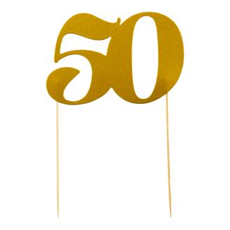Tårtdekoration till 50-års fest