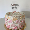 Tårtdekoration Akryl "Grattis" + valfri ålder, flera varianter
