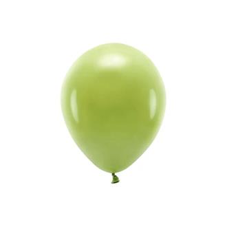 Eko ballonger olivgröna 26 cm, 10 st