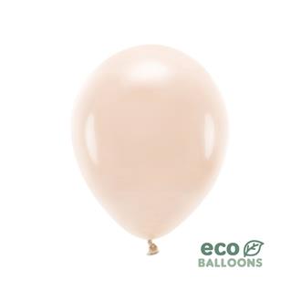 Eko ballonger pastell ljus gammalrosa 30 cm, 10-pack