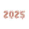 Ballonggirlang "2025" Roséguld