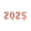Ballonggirlang "2025" Roséguld