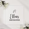 Gästbok Babyshower Eget namn, flera varianter