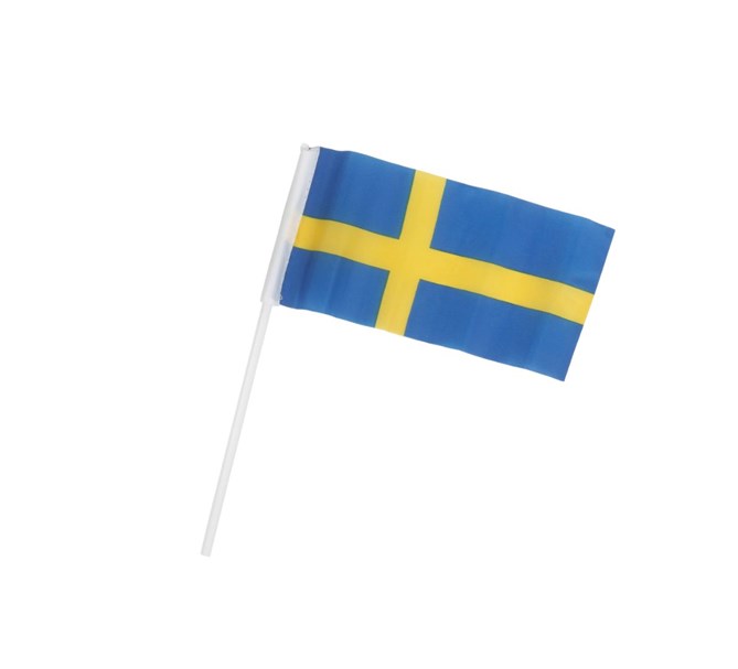 Handflagga Sverige, 6 st.