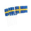 Handflagga Sverige, 6 st.