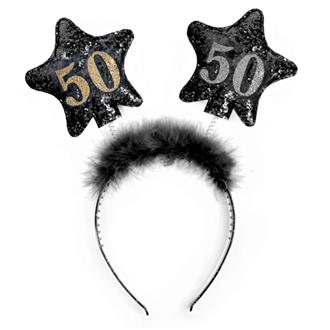 Diadem Födelsedag 50 år svart
