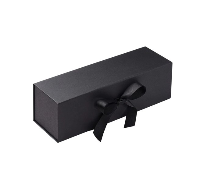 Presentbox med band Svart  35 x 11 x 10 cm