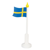 Träflagga Sverige 37 cm, 1 st.